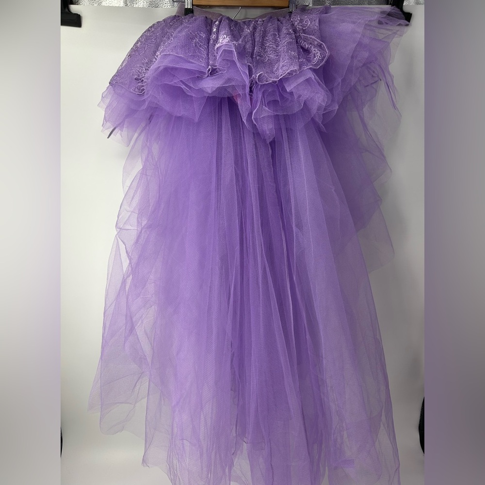 Dolls Kill Sugar Thrillz Tulle Lavender Maxi Skirt NWT